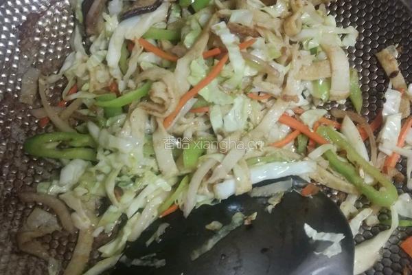 素炒煎饼的做法图解9