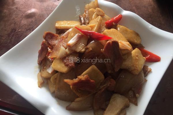 年糕腊肉的做法图解5