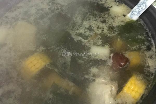 海带玉米排骨汤的做法图解12