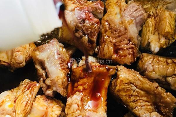 板栗焖排骨的做法图解6