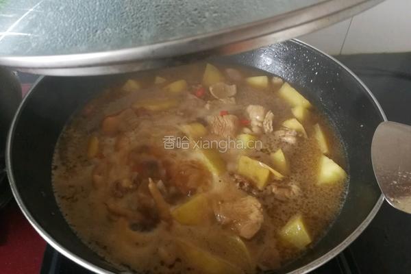 土豆焖鸡的做法图解7