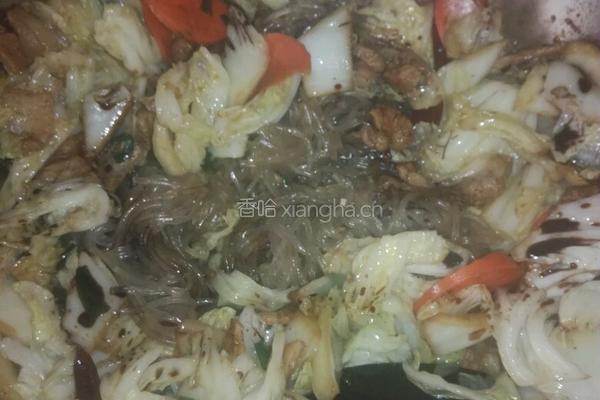 家常白菜炖粉条的做法图解15