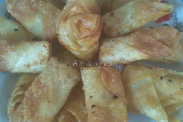 酥炸馄饨皮的做法图解12