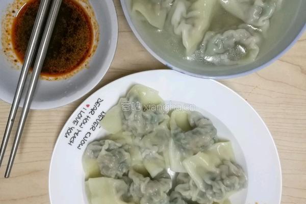 香菜馄饨的做法图解3