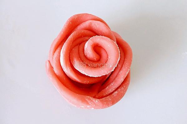 红花馒头的做法图解10