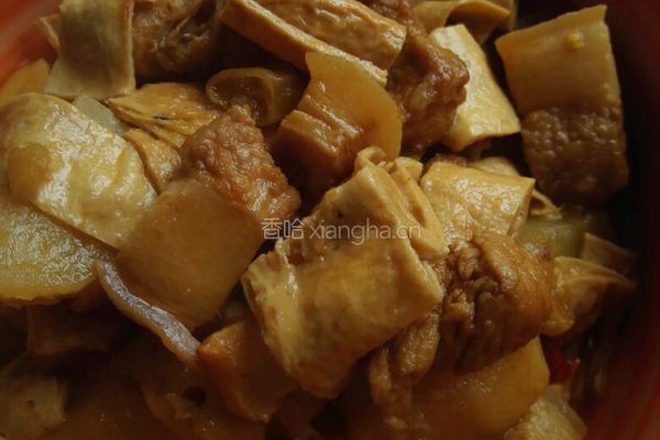 豆筋土豆烧肉的做法图解7