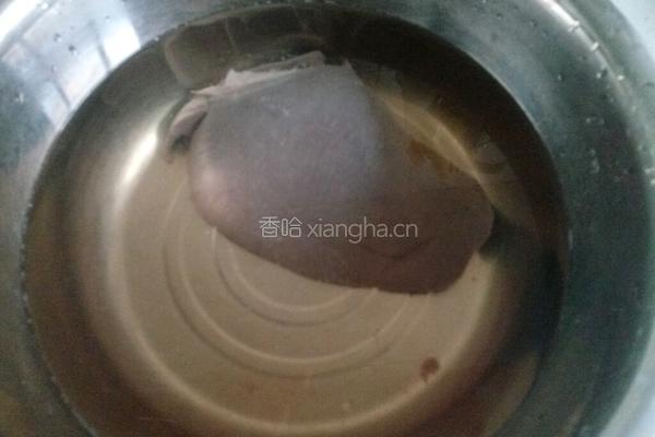 熘肝尖的做法图解1