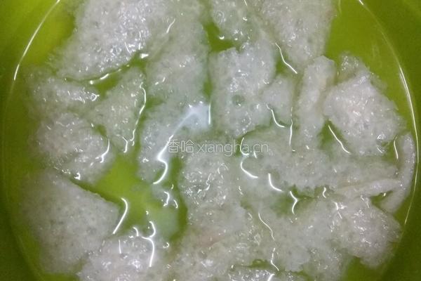 爆沙猪皮干（浮皮）的做法图解3