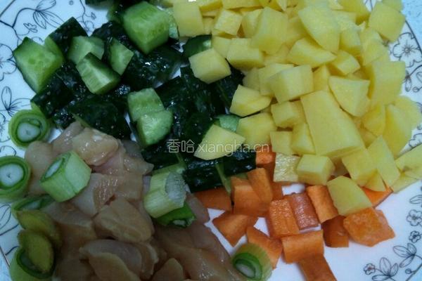 咖喱鸡肉饭的做法图解3