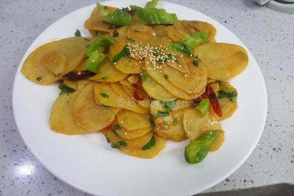 酸辣土豆片的做法图解9