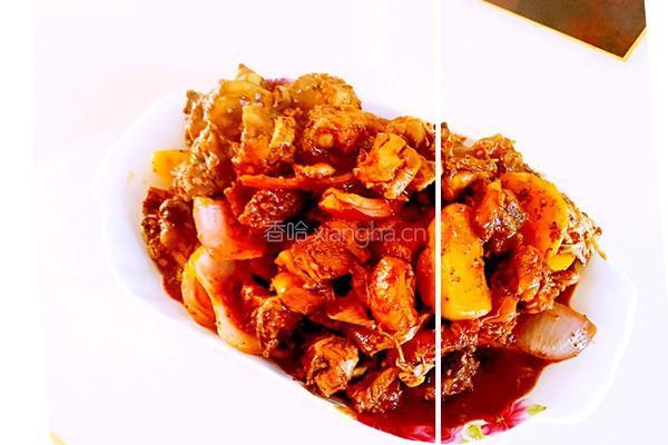 新疆大盘鸡的做法图解8