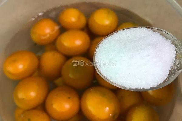 糖渍金桔的做法图解1