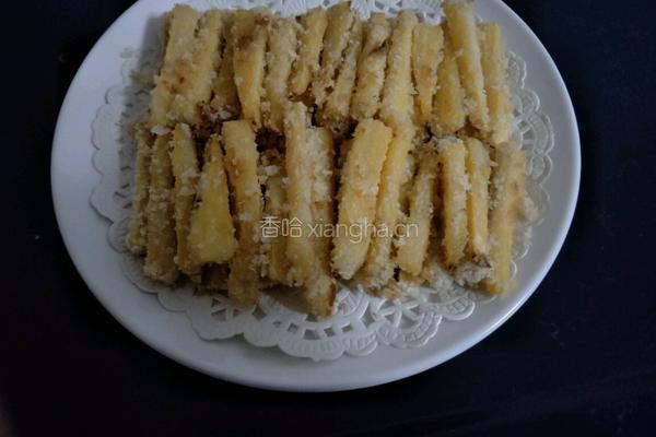 椰蓉红薯条的做法图解6