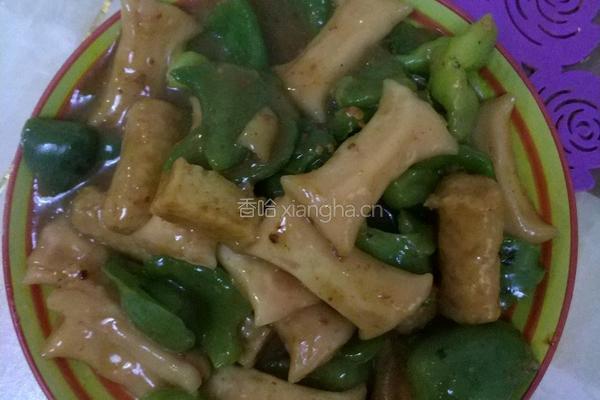 青椒炒虾饺（毛豆）的做法图解4