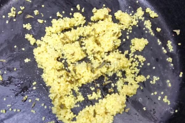 米柿餅甜品的做法图解3