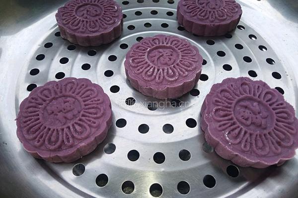 蒸紫薯饼的做法图解10