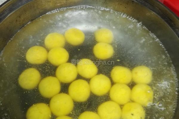 南瓜汤圆的做法图解8
