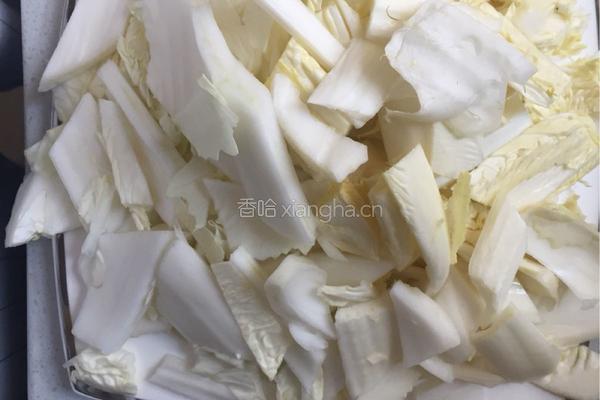 醋溜白的做法图解1