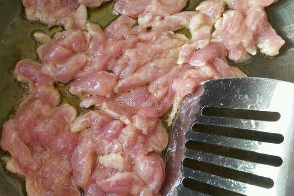 蒜苗炒肉的做法图解5