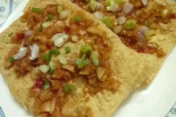 电烤箱烤豆腐皮的做法图解1
