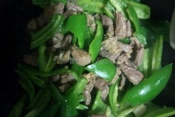 尖椒炒牛肉的做法图解8