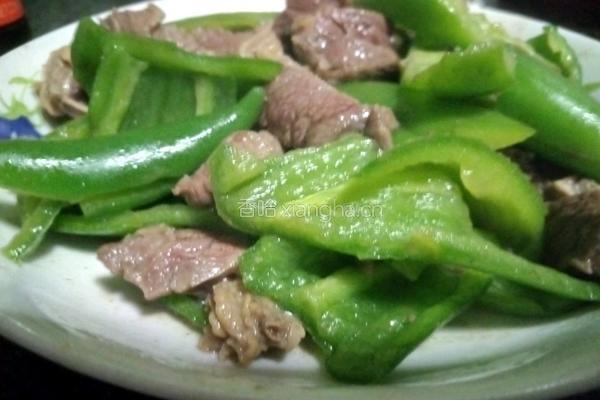 尖椒炒牛肉的做法图解9