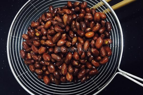 油炸花生米的做法图解3