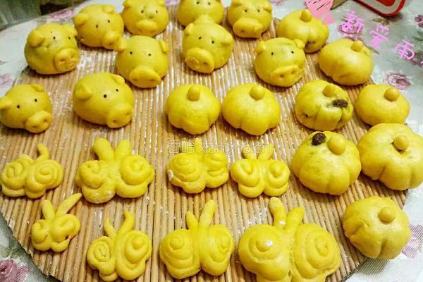 小猪豆沙包的做法图解12