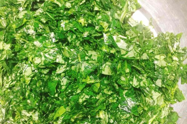 红薯叶菜疙瘩的做法图解2