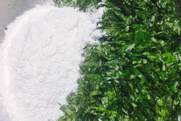 红薯叶菜疙瘩的做法图解3