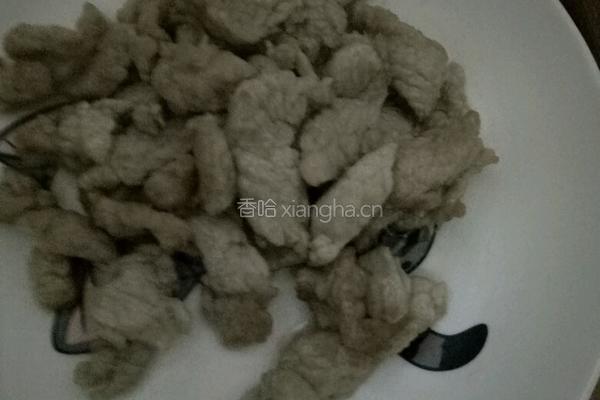 扁豆炒肉的做法图解5
