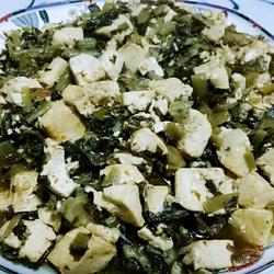 雪里红炖豆腐的做法[图]