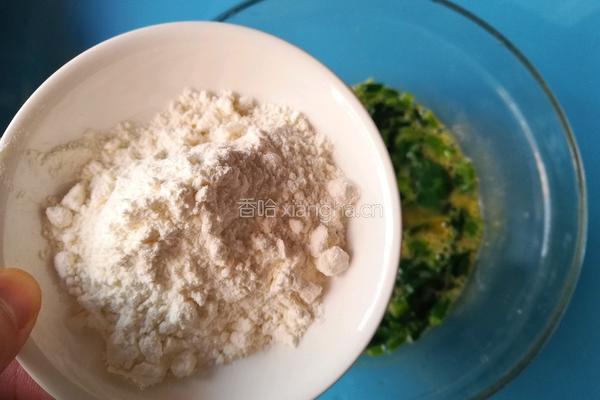 补铁食谱菠菜煎饼的做法图解7