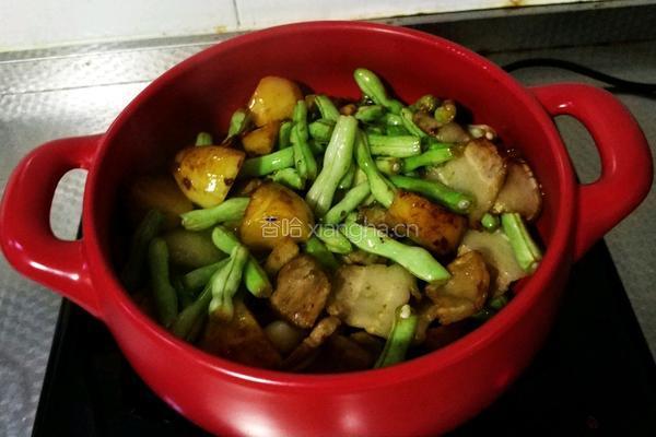 家常土豆炖豆角的做法图解11