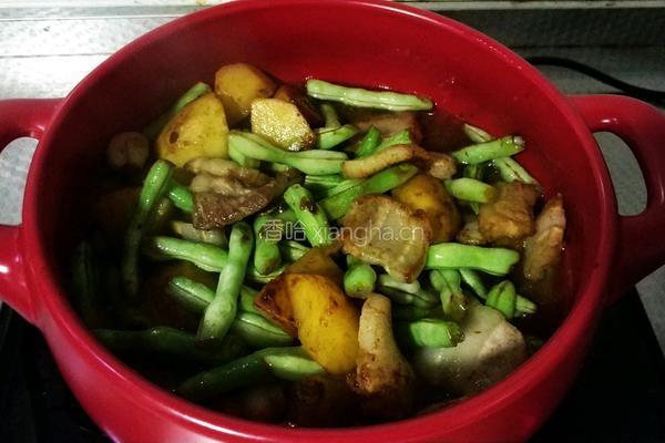 家常土豆炖豆角的做法图解12