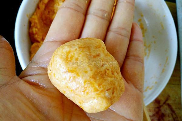 黑芝麻南瓜饼的做法图解4