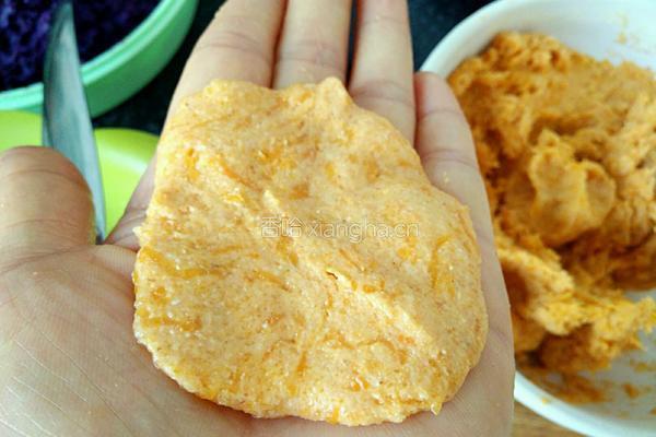 黑芝麻南瓜饼的做法图解5