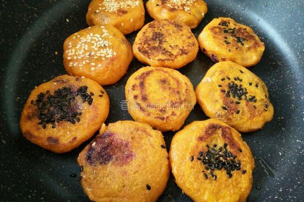 黑芝麻南瓜饼的做法图解11