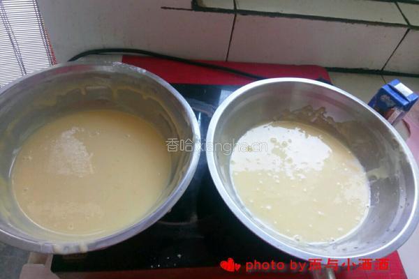 青汁斑马纹蛋糕的做法图解5