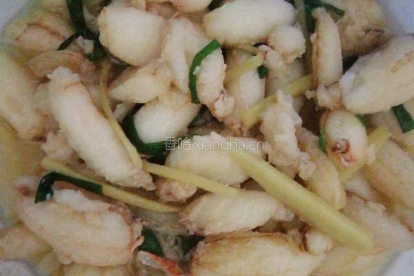 清炒蟹脚肉的做法图解5