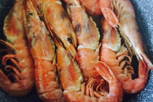 茄汁阿根廷大虾的做法图解4