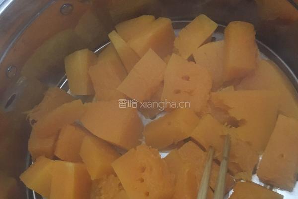 糯米南瓜餅的做法图解1