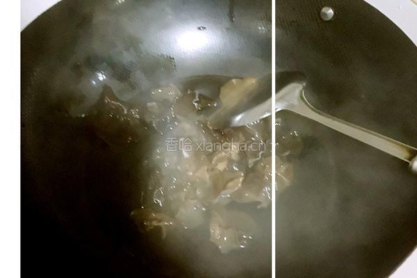 滑炒山药木耳的做法图解4