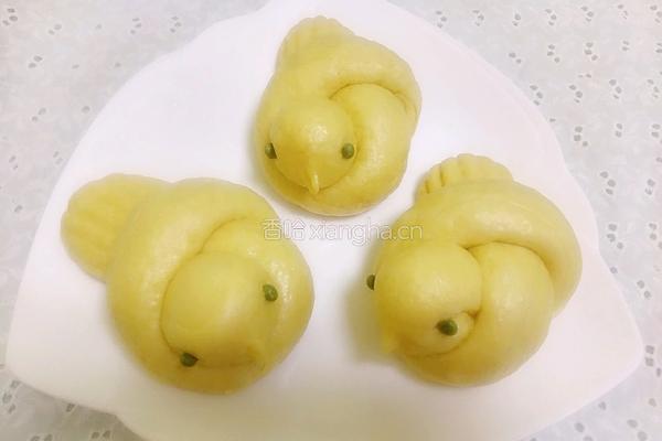 小鸟南瓜馒头的做法图解14