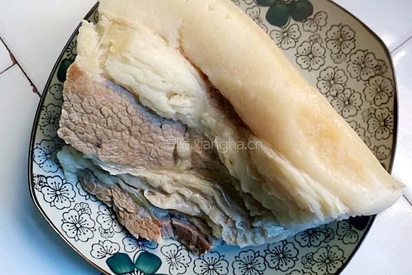 玉米面粉炒肉的做法图解6