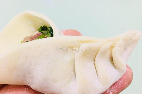 西洋菜猪肉饺的做法图解8