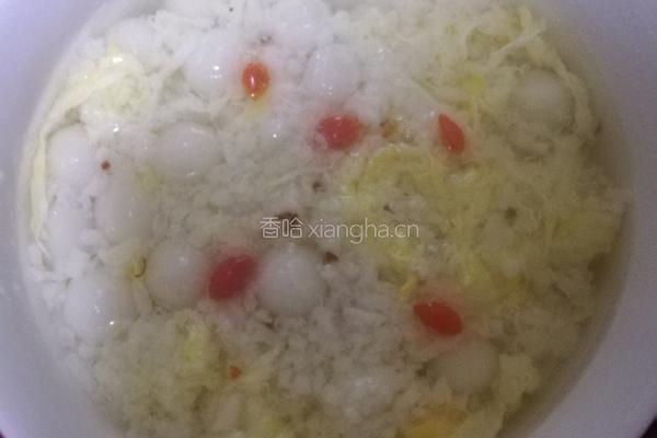 酒酿桂花小丸子的做法图解6