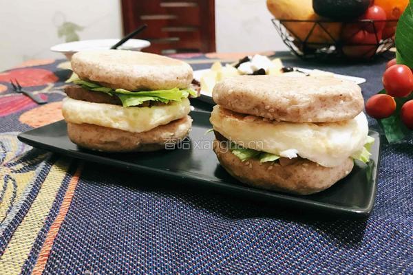 减脂健身餐（全麦牛肉蛋白堡）的做法图解10