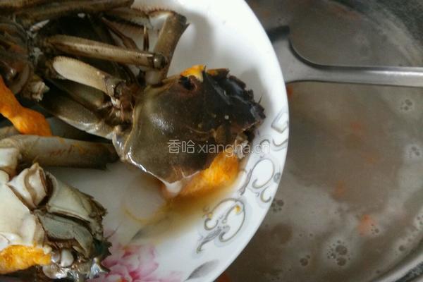 螃蟹粥的做法图解7