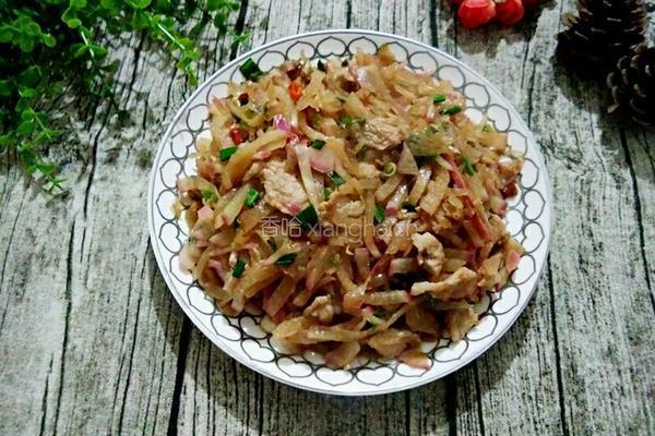 萝卜炒肉的做法图解10